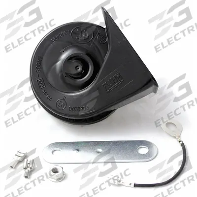FIAMM Electric Horn: 12V DC, Low Tone, Electric, Black, Unfinished - Electric-Powered Horns