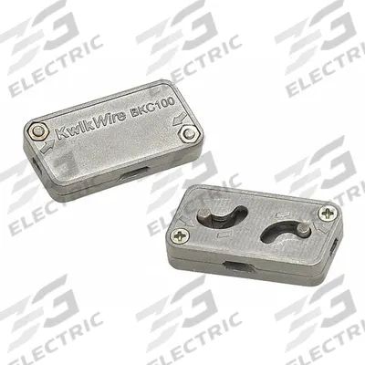 B-LINE BY EATON Wire Rope Clamp: 1 1/4 in Lg, 5/12 in Ht, Zinc Plated - Clips, Chains & Hangers