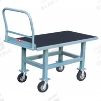 JAMCO Platform Truck: 1,200 lb, 60 in L x 30 in W x 29 in H Deck, Solid, 12 ga Deck, Rubber, Std (MPN AY360Z800GP). Key specifications — Side Panel Type: No Side Panels; Brand: JAMCO; Color: Gray; Caster/Wheel Configuration: (2) Rigid.