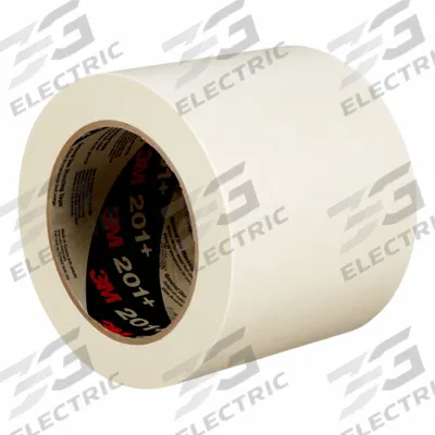 3M Masking Tape: 201+, Tan, 3 3/4 in Roll Wd, 60 yd Overall Roll Lg, 4.4 mil Thick - General Purpose Masking Tape