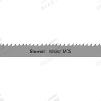STARRETT Band Saw Blade: Carbide, Advanz(TM), 17 ft, Variable Cutting Edge, 1 1/2 in Blade Wd, 2/3 (MPN 92586-17). Key specifications — attr1211722: 17 ft; attr1099499: 2/3.
