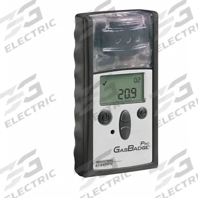 INDUSTRIAL SCIENTIFIC Single-Gas Detector: IP64, INDUSTRIAL SCIENTIFIC GasBadge Pro, Lithium - Single Gas Detectors