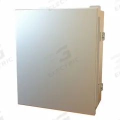 HAMMOND Electrical Enclosure: Stainless Steel, 12 in x 10 in x 5 in, NEMA 12/13/3R/4/4X, w/Panel (MPN 1414N4PHSSK). Key specifications — Brand: HAMMOND; Closure Method: Clamps; Enclosure Material: Stainless Steel; Includes Inner Panel: with Inner Panel Included.
