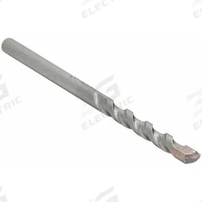 BOSCH Round Hammer Drill: 1/8 in Drill Bit Size, 2 in Max Drilling Dp - Round-Shank Masonry Drill Bits