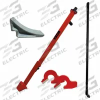 ESCO/EQUIPMENT SUPPLY CO Tire Demount Kit: Universal Demount Tool, Truck Tires, Steel (MPN 20414-A). Key specifications — Material: Steel; Compatible Tire Type: Truck Tires; Product Type: Universal Demount Tool; Brand: ESCO/EQUIPMENT SUPPLY CO.