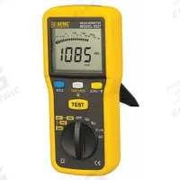 AEMC INSTRUMENTS Megohmmeter: 1 kiloohm to 4 gigohm, CAT IV 600V, IP51, Digital, No Output, 200 mA (MPN 6527). Key specifications — IP Rating: IP51; Test Voltage: 250V DC; Brand: AEMC INSTRUMENTS.