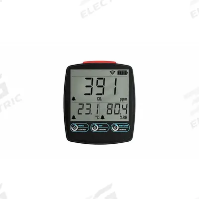 THERMCO Data Logger: 0%to 100% Relative Humidity Measured, 60°C, EL-IOT-CO2 - Temperature Data Loggers