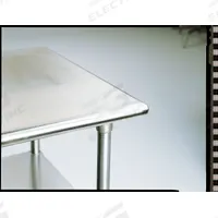 ADVANCE TABCO Work Table: Fixed Ht, Stainless Steel, 48 in x 30 in, 500 lb Overall Load Capacity (MPN VLG - 304). Key specifications — Brand: ADVANCE TABCO.