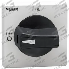 SCHNEIDER Rotary Handle: 0.2 in (5mm) Shaft Size, TeSys VLS Series (MPN VLSH2H5B). Key specifications — Features: Opening for 5 mm (0.2 in) Shaft Width; For Use With: TeSys VLS Series; Manufacturer Part Number: VLSH2H5B; Includes: Padlock; Brand: SCHNEIDER; Product Type: Replacement Handle; Shaft Size: 0.2 in (5mm).