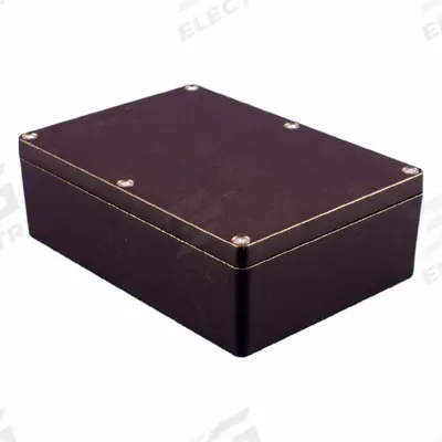 HAMMOND Enclosure: Die-Cast Aluminum, 6 in x 4 in x 2 in, NEMA 1/12/13/4/4X, Solid Cover - Aluminum Enclosures