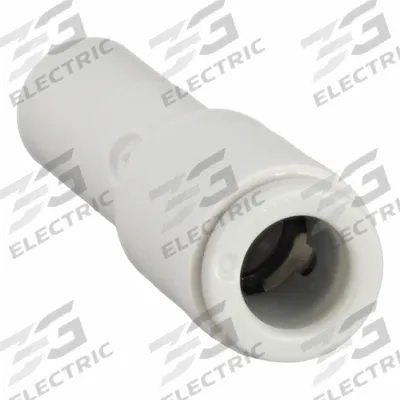 SMC Push-Fit Adapter Fitting: 8 mm OD x 12 mm OD Size, Push-to-Connect x Push-to-Connect - Polybutylene & Brass Tube Fittings