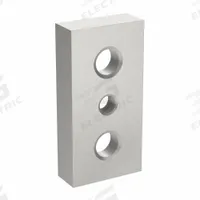 Base Plate: 15 Series, Aluminum, 3 in x 1 1/2 in x 3/4 in, Drop-In, Double (MPN 15BP2562). Key specifications — Includes Fasteners: No; Mounting Type: Drop-In; System of Measurement: Inch; Finish: Anodized; Brand: FAZTEK; Material: Aluminum; Product Type: Center Tap Base Plate; Adjustable: No.
