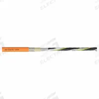 CHAINFLEX Servo Motor Cable: Shielded Twisted Pr 16 AWG (1.5)/ (4) 12 AWG (4.0), Orange, TPR Jacket (MPN CF29-40150201D). Key specifications — Conductor Grouping: Shielded Twisted Pair 16 AWG/ (4) 12 AWG; Includes Ground: Yes; Overall Length: Order by the Foot; Minimum Bend Radius Factor - Fixed: 4 x OD; Minimum Bend Radius Factor - Flexible: 5 x OD; Brand: CHAINFLEX.