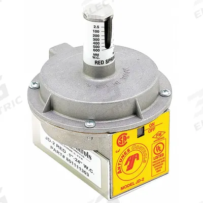 Antunes Controls Air Pressure Switch: Mfr Part # JD-2-RED - Replacement HVACR Controls, Switches & Thermostats