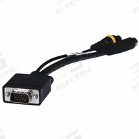 MONOPRICE Video Adapter: Black (MPN 2509). Key specifications — Product Type: Video Adapter; Manufacturer Part Number: 2509; Brand: MONOPRICE; End 1 Connection Type: VGA Male; End 2 Connection Type: RCA Female.