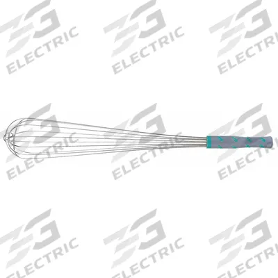 VOLLRATH Whip: 22 in Overall Lg, Nylon Handle, Aqua Handle, NSF Certified - Whisks