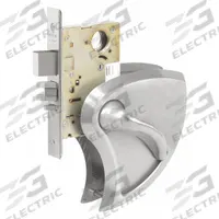 CORBIN RUSSWIN Door Lockset: Passage Lever Locksets/Storeroom Lever Locksets, Stainless Steel (MPN ML2010 x BHSS x 630C LHR). Key specifications — Ligature Resistance: Ligature-Resistant; Brand: CORBIN RUSSWIN; Lockset Function ANSI Code: F01; Visual Indicator Message: No Message; Lockset Style: Behavioral Health; ADA Compliant: Yes; Finish: Satin Stainless Steel : High Speed Steel.