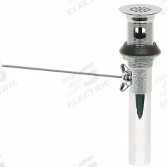 WATCO Drain Assembly: Brass, Chrome, 8 7/8 in Overall Ht, 2 3/8 in Overall Dia, Slip (MPN 815-B-CP). Key specifications — Product Type: Drain Assembly; Brand: WATCO; Finish: Chrome; Material: Brass; Includes: Positive Internal Stopper.