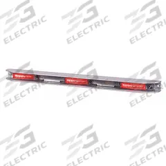 MAXXIMA Clearance Marker Light: Clearance Light, LED, Rectangular, Surface Mount, Red, Hole, IP67 (MPN M20343R). Key specifications — Lens Color: Red; Brand: MAXXIMA; Electrical Connection: Bullet and Ring Connector; Lighting Technology: LED; Mount Type: Hole; SAE Lens Code: P2.
