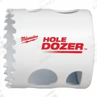 MILWAUKEE Hole Saw: 1 7/8 in Saw Dia., 3.5 Teeth per Inch, 1 5/8 in Max. Cutting Dp, Bi-Metal (MPN 49-56-9623). Key specifications — attr1098070: 3.5; attr1098087: MILWAUKEE; attr1098073: 5/8"-18.