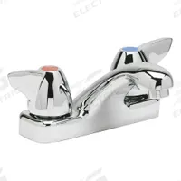 ZURN Low Arc Bathroom Faucet: AquaSpec®, Brass, Chrome Finish, 0.5 gpm Flow Rate, Centerset, Arc (MPN Z81103-XL-3M). Key specifications — Includes: Mounting Hardware; Brand: ZURN; Series: AquaSpec®.