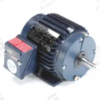 LEESON General Purpose Motor: Rigid Base Mount, Totally Enclosed Non-Ventilated, 1 1/2 hp, 460V AC (MPN 145TTTN16630). Key specifications — Brand: LEESON; Nameplate Voltage @ 60 Hz: 460V AC; Full Load Current @ 60 Hz: 2.3 A; Nameplate RPM @ 60 Hz: 1,755 RPM; Motor Enclosure: TENV.