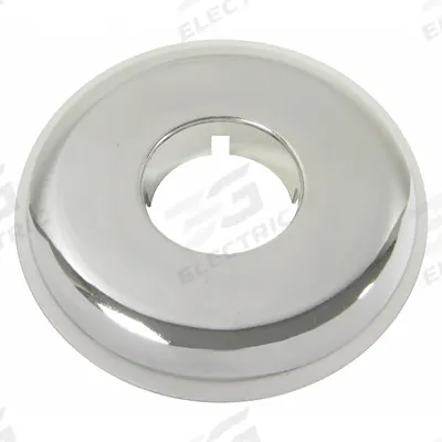 KISSLER Escutcheon: For Universal Fit Most Mfgs Series, Plastic, Chrome Finish - Faucet Escutcheons