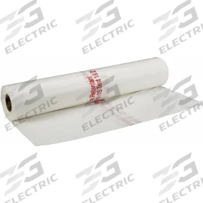AMERICOVER Antistatic Construction Film: Heavy Duty, 6 mil Thick, 12 ft Wd, 100 ft Lg - Fire Retardant Wall Barrier Films