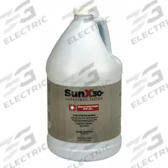 SUNX Sunscreen: 30 SPF, Lotion, 128 oz (MPN 18-250). Key specifications — Unitized: Bulk; Manufacturer Part Number: 18-250; Format: Lotion; Purpose: Sunscreen; Brand: SUNX; Formula Features: PABA Free; Unit Package Type: Spray Bottle; Active Ingredient: Aloe Vera.