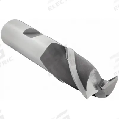 OSG Square End Mill: Cobalt, 2 Flute, 17 mm Mill Dia, 33.33 mm LOC, 87.3 mm OAL (MPN 5802200) - General Purpose Cobalt Square End Mills