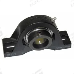 TIMKEN Pillow Block Bearing: 1 7/8 in Bore, Cast Iron, Eccentric Collar, 2 11/64 in Shaft Ht (MPN RAK 1-7/8). Key specifications — Brand: TIMKEN; Mounting Bolt Size: 5/8 in; System of Measurement: Inch.