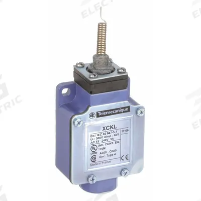 TELEMECANIQUE SENSORS Limit Switch: Cat Whisker, 2 Mounting Holes, Zamak - Cat-Whisker Wobble-Stick Limit Switches