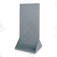 AKRO-MILS Louvered Floor Rack: 75 in x 36 in x 32 in, 2 Sides, 0 Bins, Gray (MPN 30653). Key specifications — Color: Gray; Finish: Baked Enamel; Brand: AKRO-MILS.