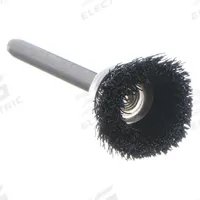 DREMEL Rotary Tool Brush: 1/2 in Brush Dia, Cup Brush, Straight, Mounted, Nylon, 2 PK (MPN 404-02). Key specifications — attr1097267: DREMEL; attr1097272: Mounted; attr1097273: Cup Brush; attr1097274: Straight.