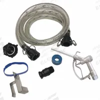 ACTION PUMP Discharge Hose Kit: 1 in FNPT, 1 in Male Camlock, 8 ft Hose Lg, 1 in Hose Inside Dia. (MPN IBC-HK-8A2F). Key specifications — Hose Tube Material: PVC; Temperature Range: 140°F; Manufacturer Part Number: IBC-HK-8A2F; Brand: ACTION PUMP; Compatible Manufacturer Model Number: IBC-HK-8A2F.