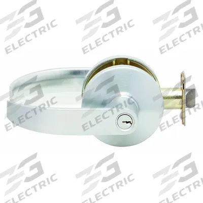 FALCON LOCK Door Lockset: Storeroom Lever Locksets, Chrome