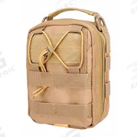 BARSKA Medical Pouch: Tan, Nylon, 7 in x 5 1/2 in, Zipper Closure (MPN BI13008). Key specifications — Color: Tan; Material: Nylon; Pouch Type: Medical Pouch.