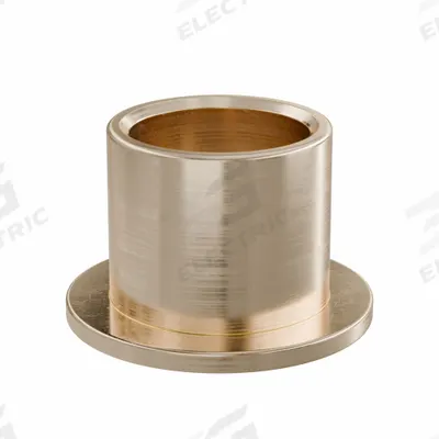 OILITE Flanged Sleeve Bearing: Bronze, SAE 841, 1/2 in Bore, 5/8 in OD, 9/16 in Lg - Lubricated General Purpose Metallic Flanged Sleeve Bearings