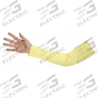ANSELL Knit Sleeve: Cut Level A3, 18 in Lg, Universal, Kevlar®, 24 ga Thick, Yellow, Elastic (MPN 70-128). Key specifications — attr1236399: Yellow; attr1236392: ANSELL.