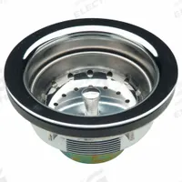 ZURN Strainer: Brass, Chrome, 2 1/2 in Overall Ht, 4 3/8 in Overall Dia, Threaded, 1 1/2 in Pipe Dia (MPN ZTT461-PC). Key specifications — Product Type: Sink Drain; Brand: ZURN; Finish: Chrome; Material: Brass; Includes: Basket.