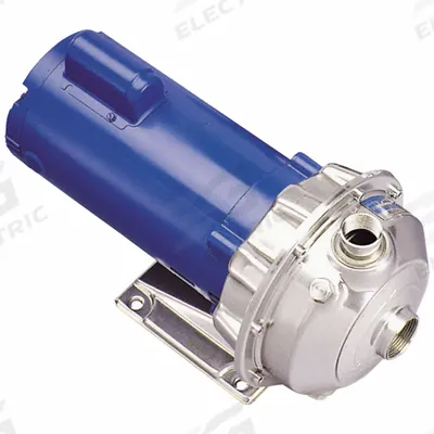 GOULDS WATER TECHNOLOGY Centrifugal Pump: 1/2 hp, 208-230/460V AC, 76 ft Max Head, 1 1/4 in, 1 in Intake and Disch - 1/4 to 3/4 HP Straight Centrifugal Pumps