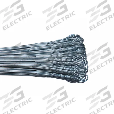 APPROVED VENDOR Bale Tie: Galvanized, Galvanized, 14 ga Wire Gauge, 0.08 in Wire Dia, Steel - Single-Loop Wire Ties