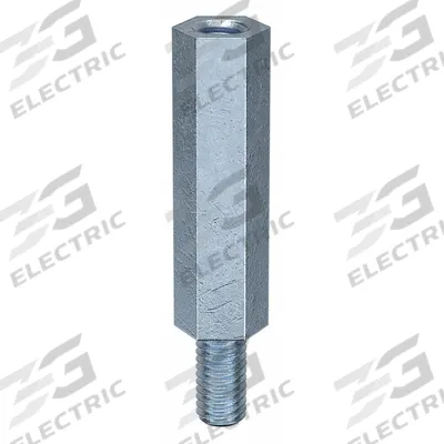 APPROVED VENDOR Standoff: Male x Female, M5x0.80 Thread Sz, 40 mm Lg, Hex, Steel, Zinc-Plated - Steel Male x Female Standoffs