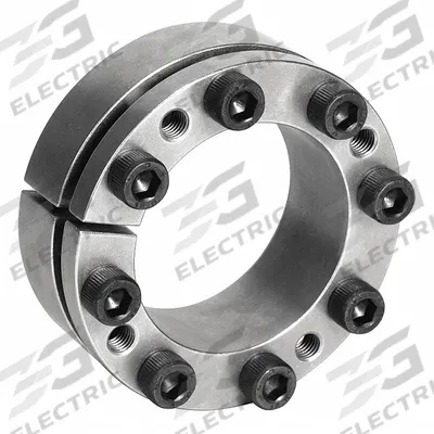 CLIMAX METAL PRODUCTS Keyless Bushing: For 28 mm Shaft Dia, 55 mm OD, 34.5 mm Wd - Multi-Screw Locking Assembly Keyless Bushings
