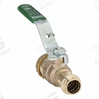 VIEGA PROPRESS Manual Two-Way Ball Valve: 1/2 in Size, Bronze, Straight, Press x Press, Two-Piece (MPN 79875). Key specifications — Brand: VIEGA PROPRESS; Handle: Locking Lever.