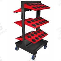 HUOT Tool Holder Cart: For NMTB50 Taper, 50 Compartments (MPN 55950). Key specifications — attr1032789: HUOT; attr1033924: 55950; attr1070348: 50.