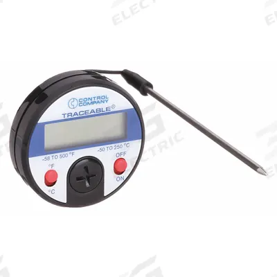 TRACEABLE Thermistor Thermometer: -58°F to 500°F /-50°C to 250°C - General Purpose Panel Mount Digital Thermometers