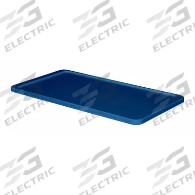 MOLDED FIBERGLASS Lid: 24 in x 12 in, Blue - Lids for Extreme-Temperature Stacking Totes