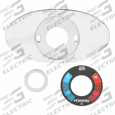 POWERS Dial Assembly Kit: Compatible Product Type E420 Models 8-9 - Trim Parts & Decals for Bathtubs & Showers
