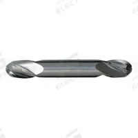CLEVELAND Ball End Mill: Carbide, Double End, 4 Flute, 3/32" Mill Dia, 3/16" LOC, 1-1/2" OAL (MPN C60306)